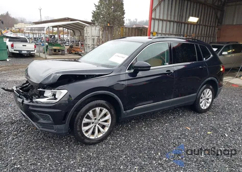 2018 Volkswagen Tiguan 2.0T Se/2.0T Sel z USA, uszkodzony, nr VIN 3VV2B7AX9JM058809